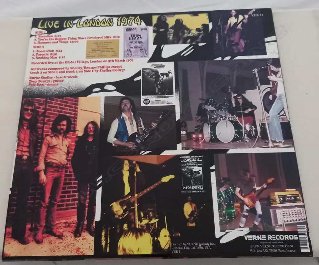 Budgie, Live In London 1974, (Blue Vinyl) Image 1++